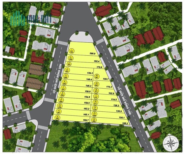 Bán nhanh miếng đất thở 2 mặt tiền đường xã Lộ 25, sát chợ Hưng Lộc. Gía 15tr/m2
