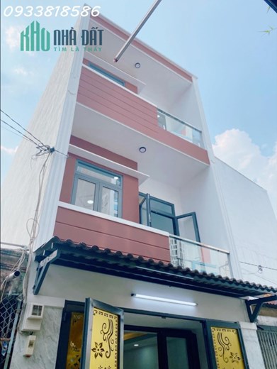 NHÀ ĐẸP 3 TẦNG - LÊ VĂN QUỚI - BÌNH TÂN - HẺM XE HƠI 5M TẬN NHÀ - VỊ TRÍ CỰC ĐẸP - 54M2 - 4PN - GIÁ