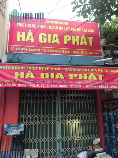 Bán nthạnhhà Mặt tiền 487 nơ trang long bình