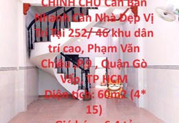 NHÀ ĐẸP - GIÁ TỐT – CHÍNH CHỦ Cần Bán Nhanh Căn Nhà Đẹp Vị Trí Tại Quận Gò Vấp