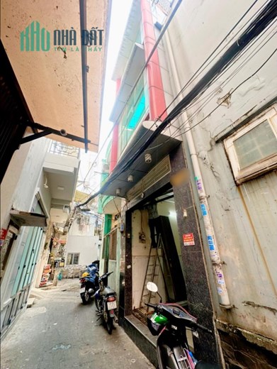 NHÀ 4 TẦNG - 4PN - PHƯỜNG 10 TÂN BÌNH - BÙI THẾ MỸ - 24M2 - ĐẦY ĐỦ TIỆN ÍCH CÔNG NĂNG - HẺM THÔNG -