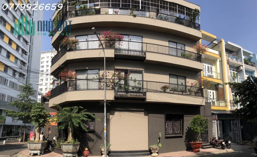 BIỆT THỰ CĂN GÓC ỐP GỖ ĐỎ FULL NHÀ . 2 MẶT TIỀN 8M VÀ 12M .