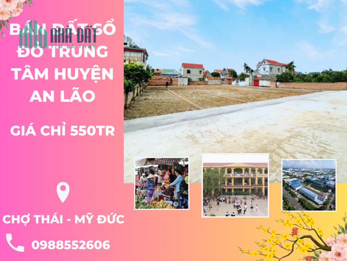 bán đất rẻ chợ thái - an lão