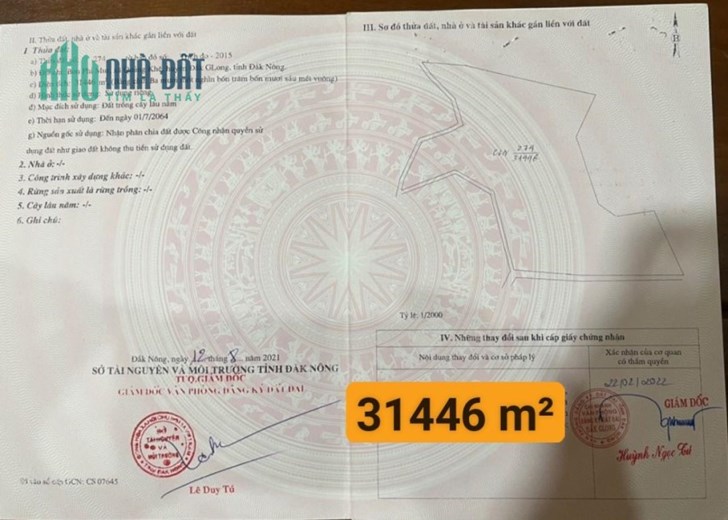 Bán đất vườn cây ăn trái, tại xã Quảng Khê -huyện Đắk Glong-Đắk Nông.