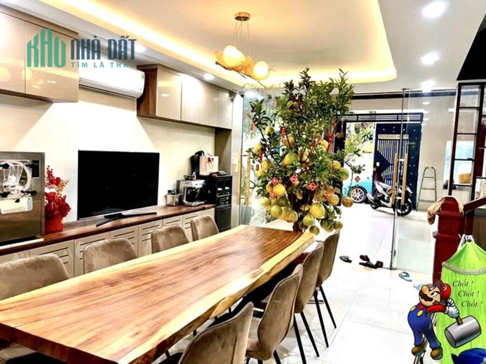 SIÊU PHẨM NHÀ PHỐ QUẬN 12 - ĐƯỜNG 8M NGAY KDC HIỆP THÀNH CITY, NGANG 5M HIẾM, NỘI THẤT CAO CẤP.