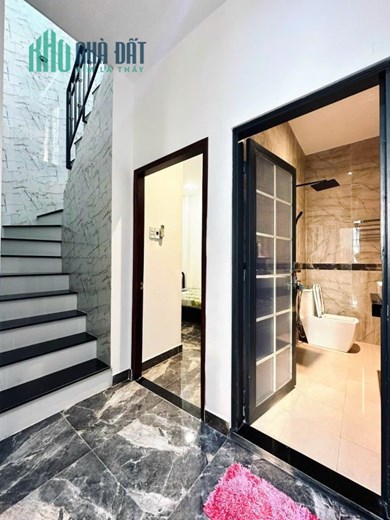 nhà đẹp hết nước chấm,nguyễn văn đậu - 4 tấm - 47m - 4.5 x 17 - 1 trệt 2 lầu 1 sân thượng - giá