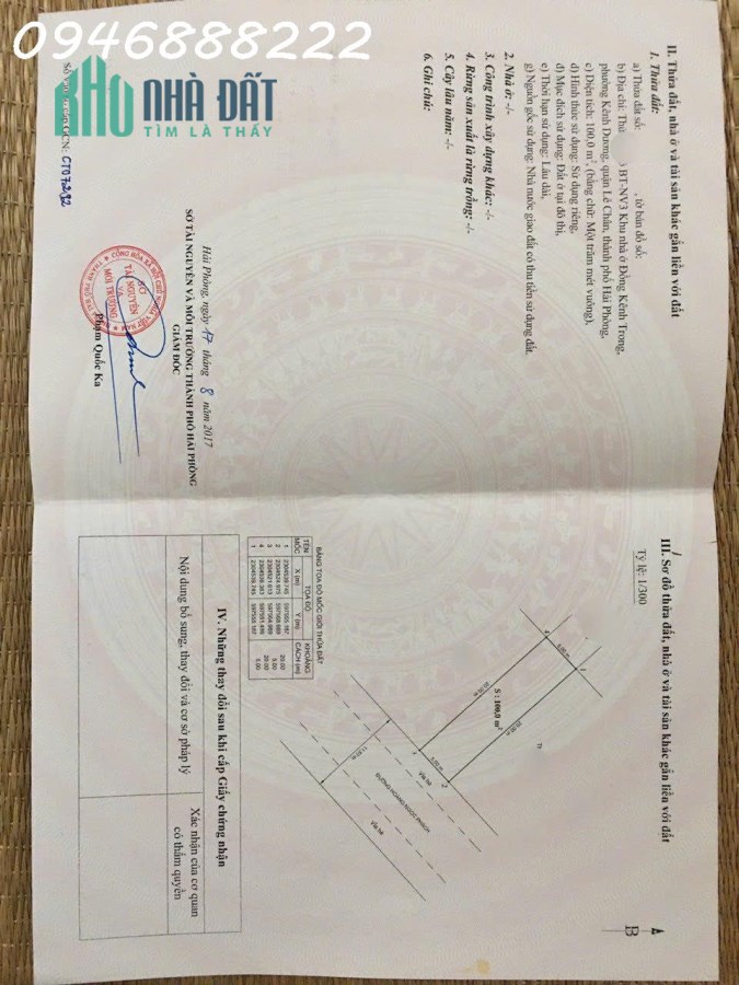 Bán đất mặt đường Hoàng Ngọc Phách , Diện tích 100m2 ngang 5m , kinh doanh buôn bán cực tốt