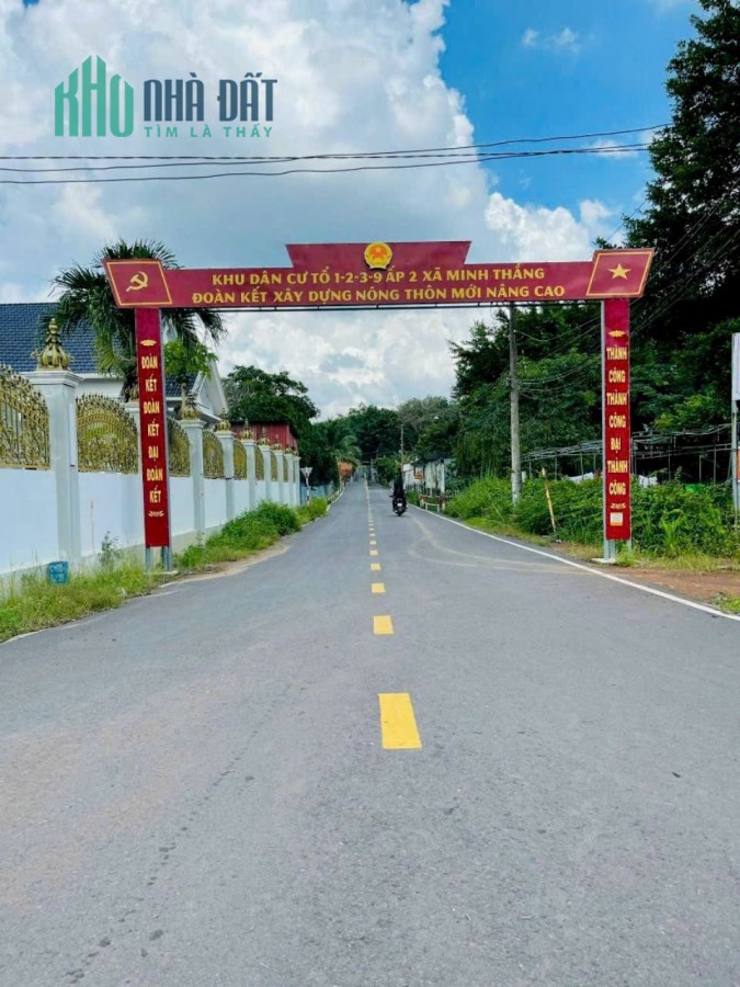 Đất đường nhựa thị xã Chơn Thành 570tr sang tên ngay
