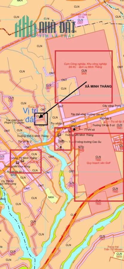 Đất đường nhựa thị xã Chơn Thành 570tr sang tên ngay