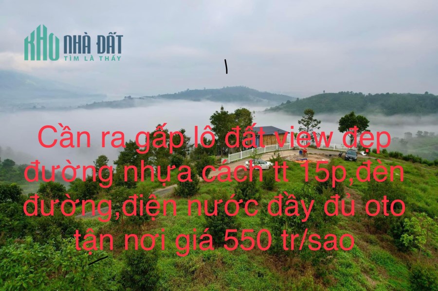 Thế Đất Đường Nhựa Lưng Tựa Núi Mặt Hướng Thủy