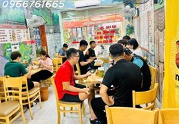 Chính chủ sang nhượng gấp quán ăn tại 101C - B1 Tô Hiệu, Cầu Giấy; 0966761665