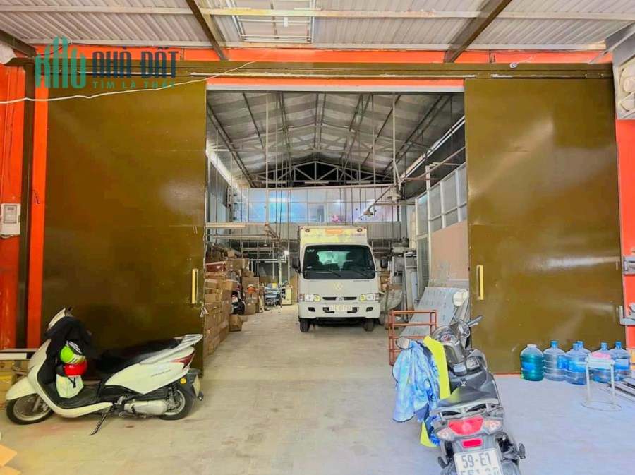 BÁN NHÀ,KHO XƯỞNG 350M2, TRUNG MỸ TÂY QUẬN 12, NGANG 9M, NHỈNH 18TY