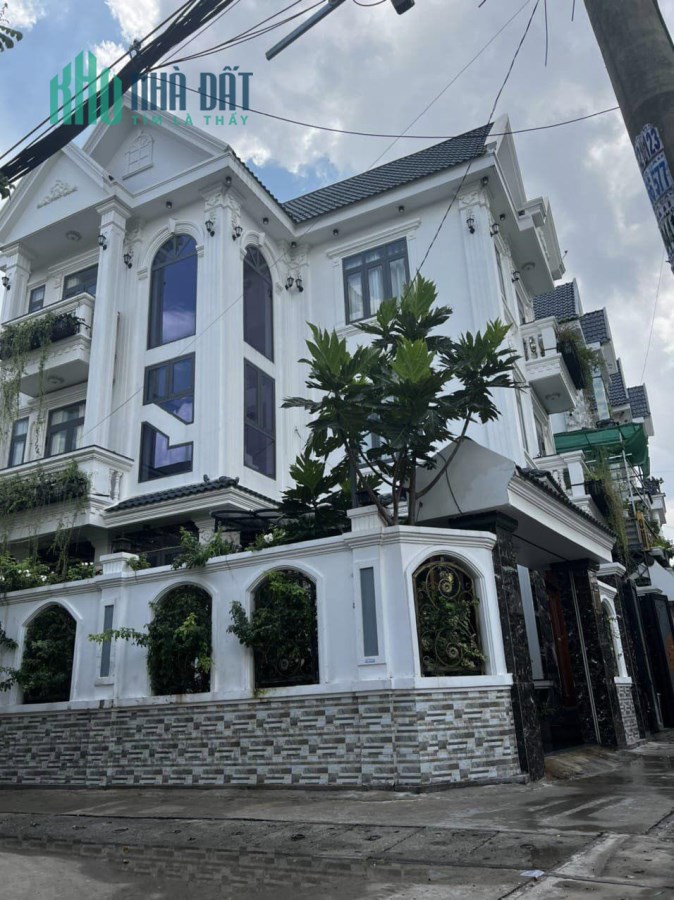 Bán Biệt Thụ MiNi, 132m2, 3 Tầng, Góc 2 Nặt Tháong, Gần Ngã Tư An Sương, Bà Điểm Hóc Môn