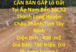 ĐẤT ĐẸP - GIÁ TỐT - CẦN BÁN GẤP Lô Đất Tại Châu Thành,Tây Ninh..