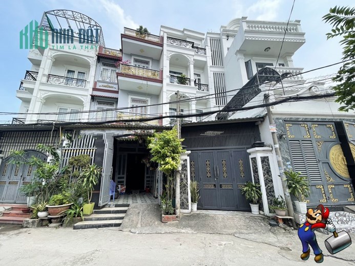 VỊ TRÍ KINH DOANH - ĐƯỜNG XE TẢI TRÁNH NGAY KCN TÂN THỚI HIỆP QUẬN 12, NGANG 5M HIẾM, 4 TẦNG, NHÀ
