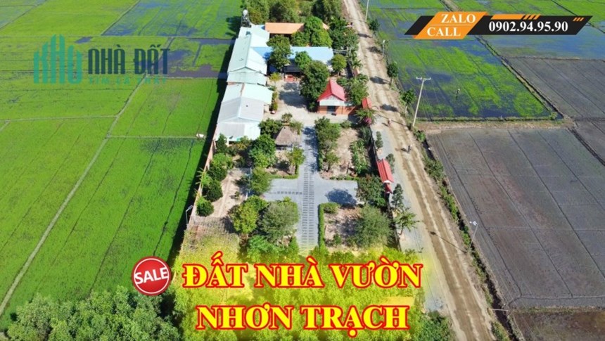 CẦN BÁN GẤP THỬA ĐẤT NHÀ VƯỜN TẠI NHƠN TRẠCH ĐỒNG NAI