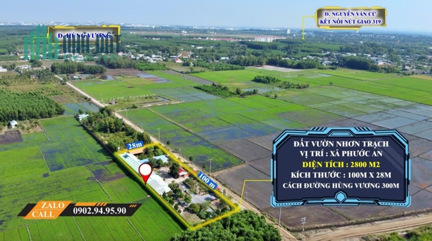 CẦN BÁN GẤP THỬA ĐẤT NHÀ VƯỜN TẠI NHƠN TRẠCH ĐỒNG NAI