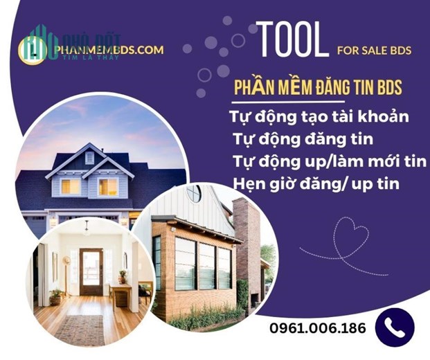 Phần mềm VBDSP ĐĂNG TIN và up tin bất động sản tự động 0961006186