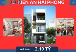 Bán căn nhà 3,5 tầng mới xây đường rộng 15m vừa ở vừa kinh doanh buôn bán.