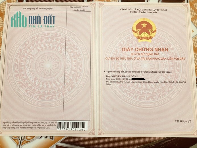 ĐẤT ĐẸP -Chính Chủ Bán Nhanh Lô Đất Vị Trí Đẹp Tại KDC An Phước, Huyện Cần Giờ, TPHCM