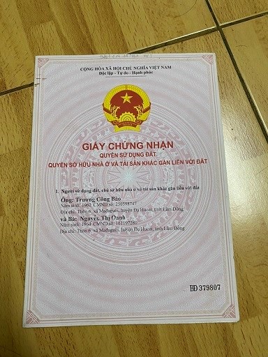 Chính chủ cần bán lô đất tại Thôn 6 , xã Mađaguôi , huyện Đạ Huaoai , tỉnh Lâm Đồng