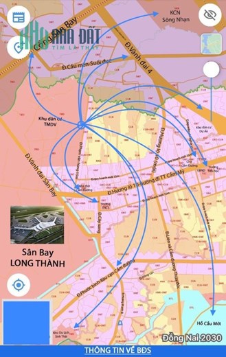 Chính chủ bán đất 2 mặt tiền đường lớn 6.967m2 gần cổng Sân Bay Long Thành và nhiều tiện ích khác.