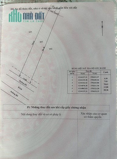 Cần bán gấp lô đất 1000  m²   tại huyện Củ Chi, TP.HCM