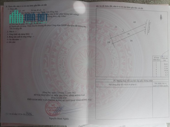 Chuyển nhượng đất thổ cư ONT, mặt tiền đường gần nhiều tiện ích: Trường Học, Chợ, ủy ban nhân dân,