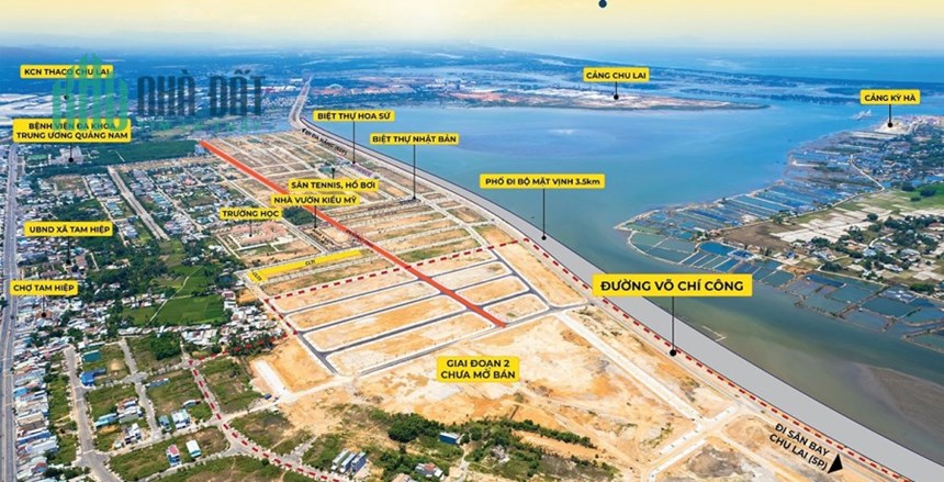 Bán đất nền Vịnh biển khu đô thị biển cạnh sân bay Chu Lai chỉ từ 950tr