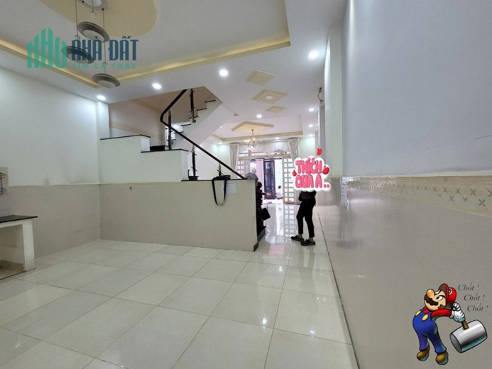 XE HƠI ĐỖ CỬA - NGAY CVPM QUANG TRUNG QUẬN 12, NGANG 5M, NỞ HẬU TÀI LỘC, 2 TẦNG, CHỈ HƠN 5 TỶ.