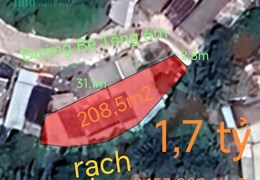 Bán lô đất thổ có nhà trung tâm Thị Trấn giá 1,7 tỷ