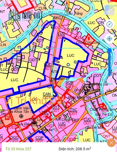 Bán lô đất thổ có nhà trung tâm Thị Trấn giá 1,7 tỷ