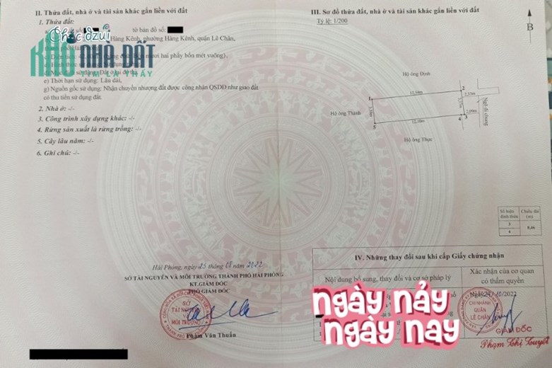 Bán nhà Hàng Kênh, diện tích 43m 3 tầng GIÁ 3.1 tỉ, sân cổng riêng, xây độc lập
