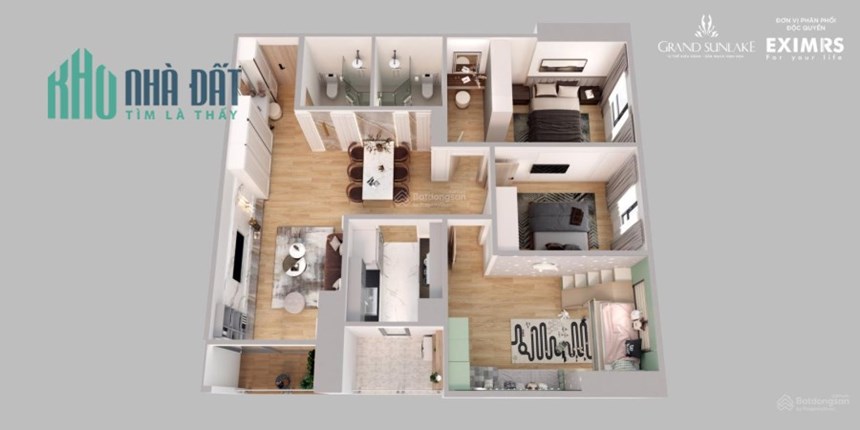 Grand Sunlake CK 9%, tặng 170 triệu + 15 chỉ vàng, vay ls 0% 18 tháng, thanh toán 30% nhận nhà