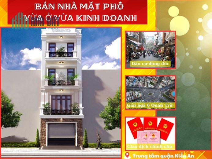 BÁN NHÀ QUẬN KIẾN AN GIÁ RẺ NHẤT THỊ TRƯỜNG