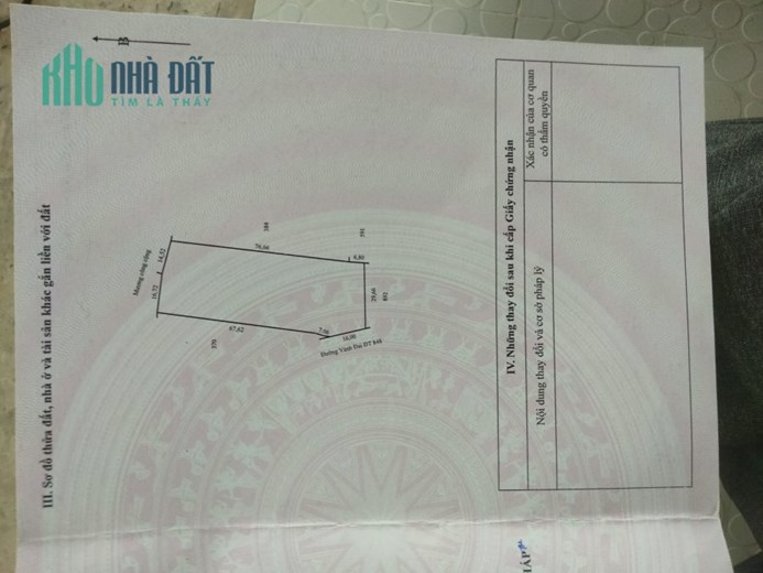 CHÍNH CHỦ CẦN BÁN 4000 MÉT VUÔNG ĐẤT. MẶT TIỀN 73M,NỞ HẬU 83M