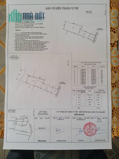 *** Chủ Cần Bán Lô Đất Có Thổ Cư ***