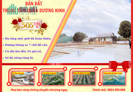 Bán đất quận Dương Kinh giá tốt chỉ 505 triệu/ lô sổ đỏ cạnh đường Sắt Cao tốc Hải Phòng-Lào Cai.