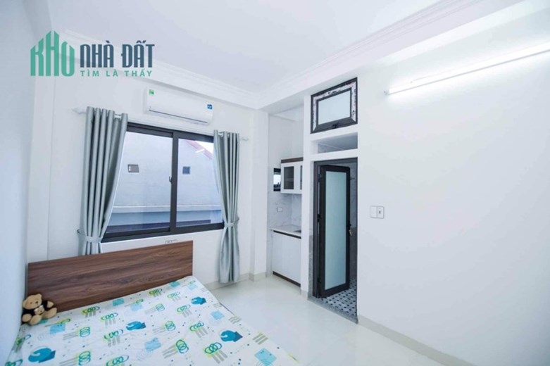 phòng trọ CHDV 25m2 ở được 2-4 người chỉ 3tr - 3.9tr/th tại Kim Giang Hoàng Mai có ban công gác xép