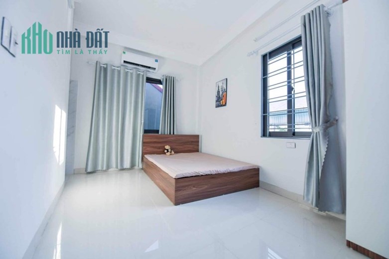 phòng trọ CHDV 25m2 ở được 2-4 người chỉ 3tr - 3.9tr/th tại Kim Giang Hoàng Mai có ban công gác xép