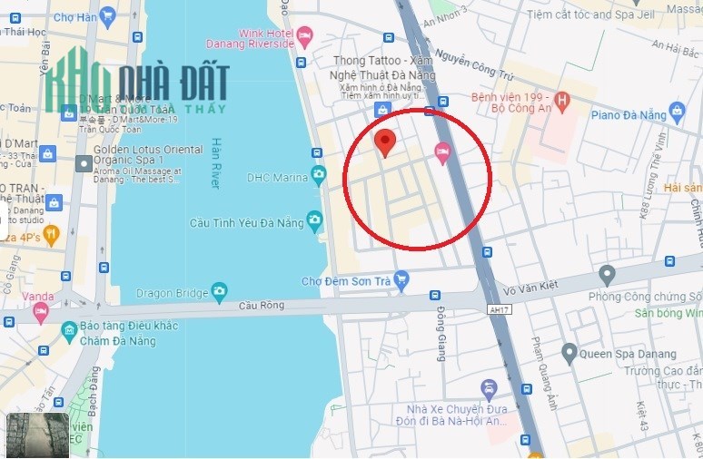 ►Toà Căn Hộ 2 mặt tiền, Bên Câu Rông, kề Sông Hàn, 5 tầng, 9 phòng KD