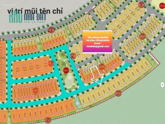 Bán ô đất biệt thự trục đường chính dự án Riverview - Lương Sơn - Hòa Bình.
