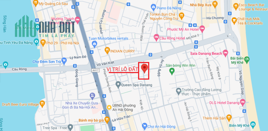 CƠ HỘI CÓ 1.0.2 -LÔ ĐẤT BIỂN 2 MẶT TIỀN DT:155m2, Đ.NGUYỄN THIỆN KẾ SƠN TRÀ ĐÀ NẴNG CHỈ NHỈNH 7 TỶ