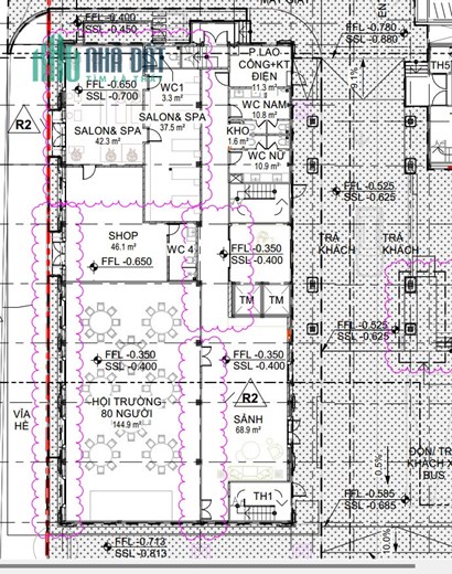 Cho thuê mặt bằng tại Đống Đa, Ngô Quyền Vĩnh Yên 250m2, giá : 20 triệu/ tháng.