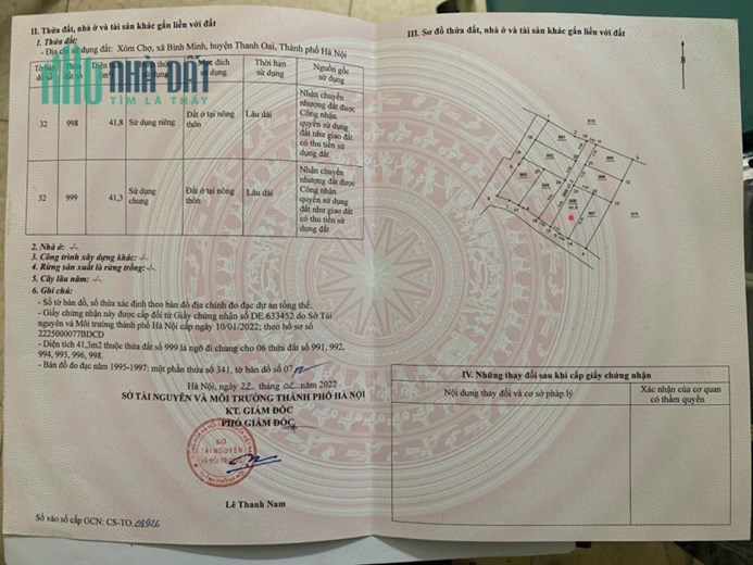 Chính Chủ Cần Bán Lô Đất Phố Mới Bình Đà, Xã Bình Minh, Huyện Thanh Oai