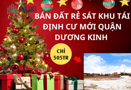 BÁN ĐẤT QUẬN DƯƠNG KINH - HẢI PHÒNG