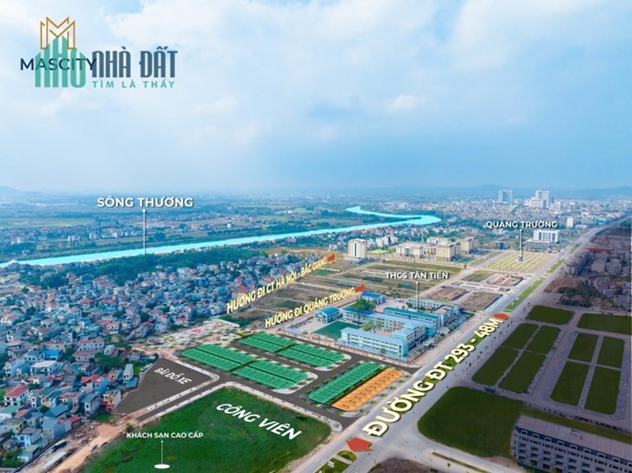 Mở bán đất nền,shophouse TP Bắc Giang