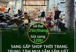 SANG GẤP SHOP THỜI TRANG TRUNG TÂM MUA SẮM SẦM UẤT ĐƯỜNG CMT8, TÂN BÌNH