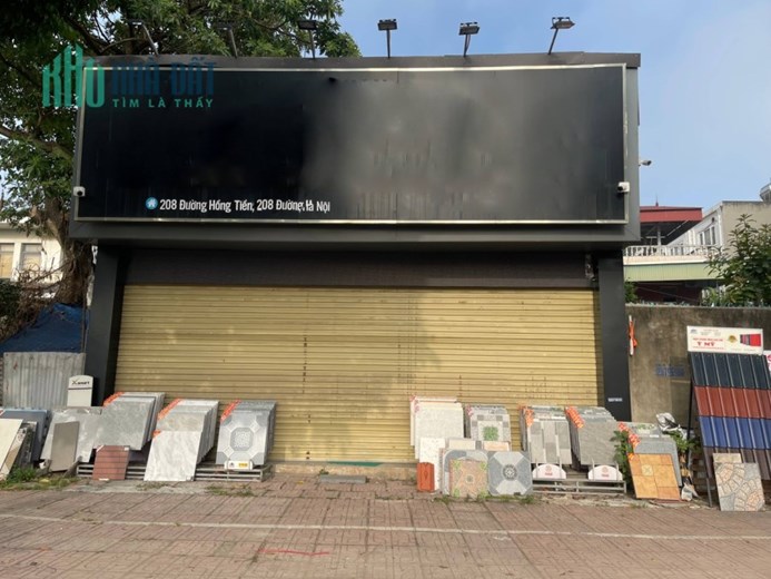 CHÍNH CHỦ CHO THUÊ NHÀ MẶT PHỐ 208 HỒNG TIẾN, PHƯỜNG BỒ ĐỀ, QUẬN LONG BIÊN, HÀ NỘI