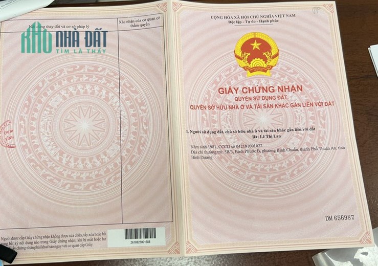 BÁN NHÀ CHÍNH CHỦ GIÁ RẺ KDC LAVENDER NGAY TRẢNG DÀI-BIÊN HÒA